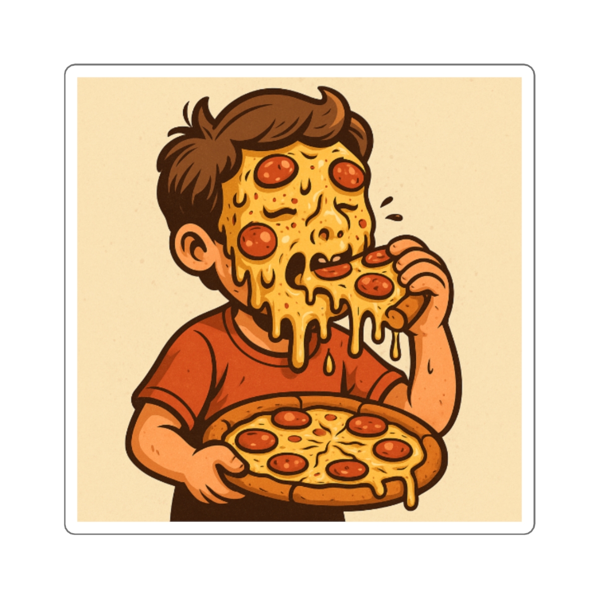 Pizza Boy Sticker