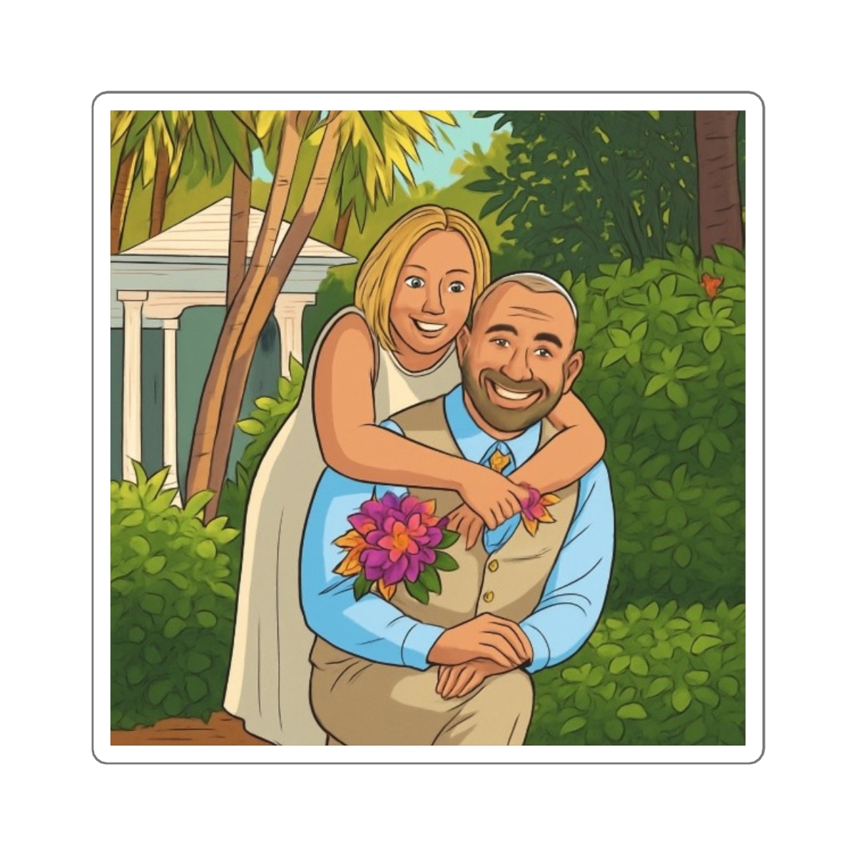 Wedding Day Sticker